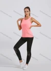 Wholesale Women's Sporty Scoop Neck Plain Quick-dry Breathable Athletic Racerback Tank Top - Liuhuamall
