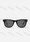 Wholesale Polished Black Solid Lenses Wayfarer Sunglasses - Liuhuamall