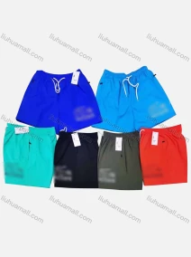 Wholesale Men's Swim Trunks Quick Dry Plain Drawstring Beach Shorts, LIUHUA CLOTHING WHOLESALE