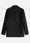 Wholesale Women's Plain Lapel Long Sleeve Metal Buckle Suit Jacket 325# - Liuhuamall