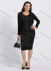 Wholesale Women's Casual Business Long Sleeve One Button Ribbed Plain Cardigan - Liuhuamall