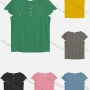 Wholesale Women's Casual Crew Neck Pearl Decor Appliques Blouse 22322# preview