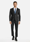 Wholesale Men's Plaid One Button Lapel Blazer&Pants 2-Piece Suit Set - Liuhuamall
