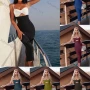 Wholesale Women's Sexy Spaghetti Straps Pencil Hem Cut Out Midi Dress preview