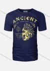 Wholesale Men's 100% Cotton Casual Silm Fit Round Neck Short Sleeve Graphic T-Shirt X001QWH# - Liuhuamall
