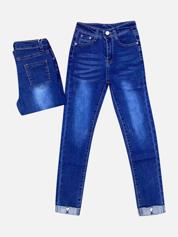 Men's Casual Button Closure Wash Pockets Denim Jeans, Clothing Wholesale Market -LIUHUA, Jeans%20%26%20Denim