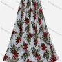 Wholesale Women's Casual Elastic Waist High Waist Floral Print Maxi Skirt 186# preview