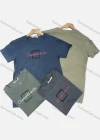 Wholesale Men's Casual 100%Cotton Letter Print Round Neck Short Sleeve Tee - Liuhuamall