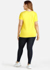 Wholesale Women's Plain Short Sleeve V Neck Rhinstone Blouse - Liuhuamall