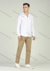 Wholesale Men's Business Button Down Long Sleeve Plain Shirt - Liuhuamall