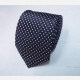 Men's Fashion Mini Checkerboard Print Tie & Pocket Square & Pair Cufflinks Sets Navy Clothing Wholesale Market -LIUHUA