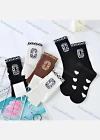 Wholesale Women's Casual Embroidery Heart Print Cushioned Ankle Socks - Liuhuamall