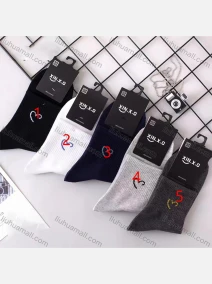 Wholesale Women's Comfy Crew Mediun Cotton Socks (10 pairs of socks in one package), LIUHUA CLOTHING WHOLESALE