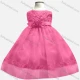 Wholesale Girls Lovely Sleeveless Embroidered Beaded Flower Dress Pink Clothing Wholesale Market Liuhua
