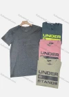 Wholesale Men's Casual 100%Cotton Letter Print Round Neck Short Sleeve Tee - Liuhuamall