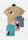 Wholesale Men's Casual Plain Labeled Short Sleeve Polo Shirt - Liuhuamall