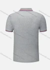 Wholesale Men's Casual Slim Fit Short Sleeve Contrast Striped Trim Polo Shirt 4003# - Liuhuamall