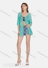 Wholesale Women's Casual 3/4 Sleeve Hollow Out Guipure Lace Cover Up Cardigan 2004# - Liuhuamall
