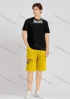 Wholesale Men's Casual Letter Round Neck Short Sleeve T-Shirts & Shorts 2 Piece Set 17601# - Liuhuamall