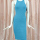 Women's Casual Halter Sleeveless Bodycon Plain Dress A640# Clothing Wholesale Market -LIUHUA
