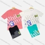 Wholesale Men's Casual Round Neck Short Sleeve Letter 100%Cotton T-shirt preview