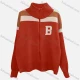 Wholesale Women's Casual Long Sleeve Zipper Colorblock Letter Print Knit Jacket H607# Clothing Wholesale Market Liuhua