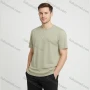 Wholesale Men's Off - White Loose Tee - Inspired Initials, Ultra - Soft Cotton, Casual Chic, Bulk Orders preview