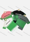 Wholesale Men's Casual Round Neck Short Sleeve Letter Ombre T-shirt - Liuhuamall