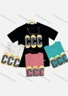 Wholesale Men's Casual Round Neck Short Sleeve Letter T-shirt - Liuhuamall