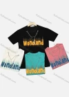 Wholesale Men's Casual Round Neck Short Sleeve Letter T-shirt - Liuhuamall