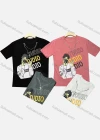 Wholesale Men's Casual Round Neck Short Sleeve Letter T-shirt - Liuhuamall