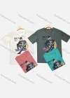 Wholesale Men's Casual Round Neck Short Sleeve Graphic T-shirt - Liuhuamall