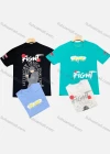 Wholesale Men's Casual Round Neck Short Sleeve Graphic Letter T-shirt - Liuhuamall
