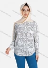 Wholesale Women's Paisley Print Regular Fit Patch Pocket Button Down Casual Shirt Without Hijab - Liuhuamall