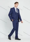 Wholesale Men's Formal Single Breasted Plain Suit Jacket 3 Piece Set - Liuhuamall