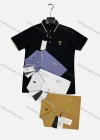 Wholesale Men's Casual Plain Labeled Short Sleeve Polo Shirt - Liuhuamall