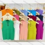 Wholesale Women's Casual Plain Mock Neck Rib-knit Tank Top preview