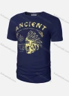 Wholesale Men's 100% Cotton Casual Silm Fit Round Neck Short Sleeve Graphic T-Shirt X001QWH# - Liuhuamall