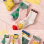 Wholesale Kid's Comfy Cartoon Print Crew Medium Cotton Socks (10 pairs of socks in one package) preview