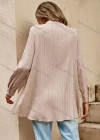 Wholesale Women's Casual Plain 2-in-1 Button Down Long Sleeve Blouse - Liuhuamall