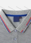 Wholesale Men's Casual Slim Fit Short Sleeve Contrast Striped Trim Polo Shirt 4003# - Liuhuamall