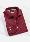 Wholesale Men's Casual Collared Long Sleeve Button Down Gingham Shirt - Liuhuamall