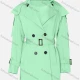 Wholesale Women's Casual Plain Lapel Long Sleeve Double Breasted Trench Coat With Belt 23# Clothing Wholesale Market Liuhua