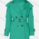Wholesale Women's Casual Plain Lapel Long Sleeve Double Breasted Trench Coat With Belt 28# Clothing Wholesale Market Liuhua