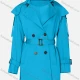 Wholesale Women's Casual Plain Lapel Long Sleeve Double Breasted Trench Coat With Belt 29# Clothing Wholesale Market Liuhua