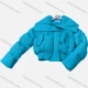 Wholesale Women's Casual Plain Long Sleeve Peplum Button Front Crop Puffer Coat 29# Clothing Wholesale Market Liuhua