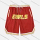 Wholesale Men's Summer Letter Patch Pocket Striped Trim Drawstring Athletic Quick Dry Basketball Sport Shorts Red Clothing Wholesale Market Liuhua