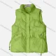 Wholesale Women's Causal Button Front Drawstring Zipper Pockets Puffer Plain Vest 31# Clothing Wholesale Market Liuhua