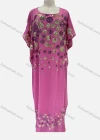 Wholesale Women's Vintage Sequin Polka Dot Pullover Maxi Kaftan Dress - Liuhuamall