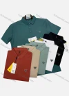 Wholesale Men's Casual Plain Labeled Short Sleeve Polo Shirt 2306# - Liuhuamall